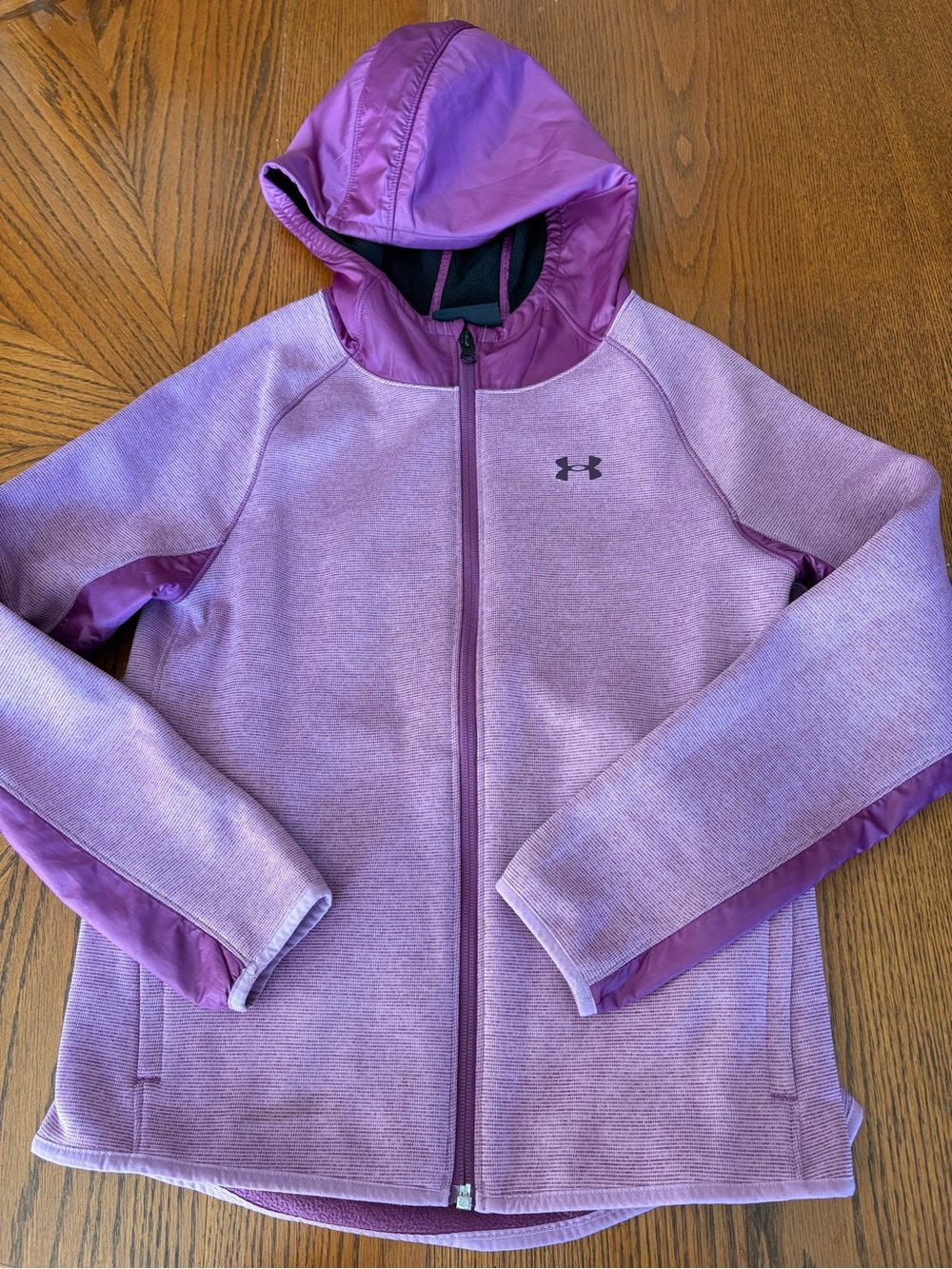 Under Armour Purple Hooded Kids Jacket
